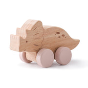 baby early education wooden toys trolley