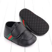 green-red-strip-girl-boy-baby-toddler-shoes-leather