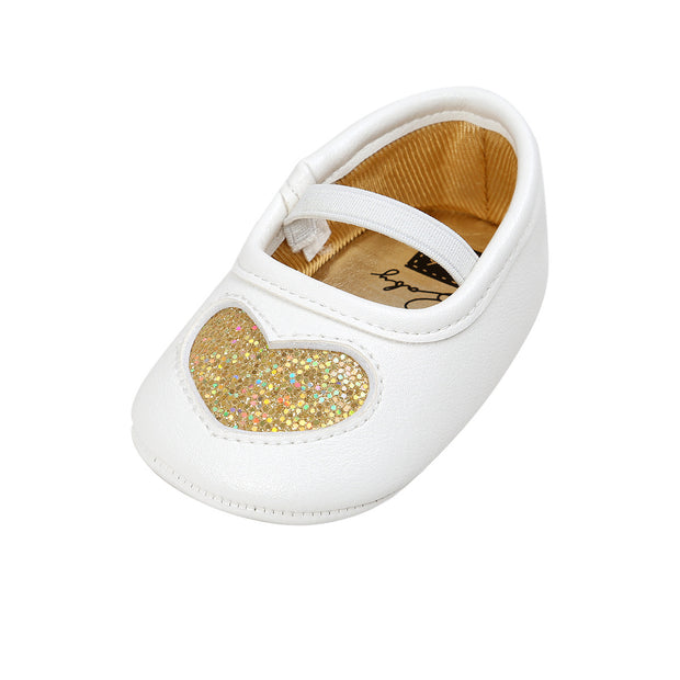 Hearts Baby Princess Shoes