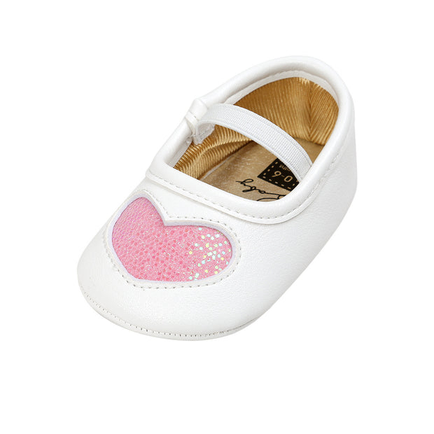 Hearts Baby Princess Shoes